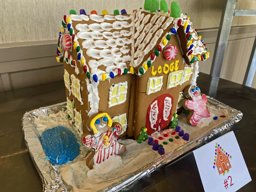 2020 Most Creative winner - The Lodge at Geneva Gingerbread Showdown