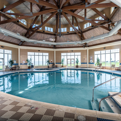 Indoor pool at The Lodge at Geneva-on-the-Lake